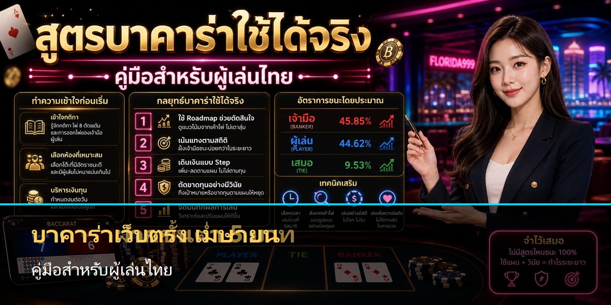 บาคาร่าเว็บตรง เมษายน คู่มือสำหรับผู้เล่นไทย