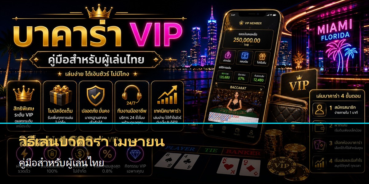 วิธีเล่นบาคาร่า เมษายน คู่มือสำหรับผู้เล่นไทย